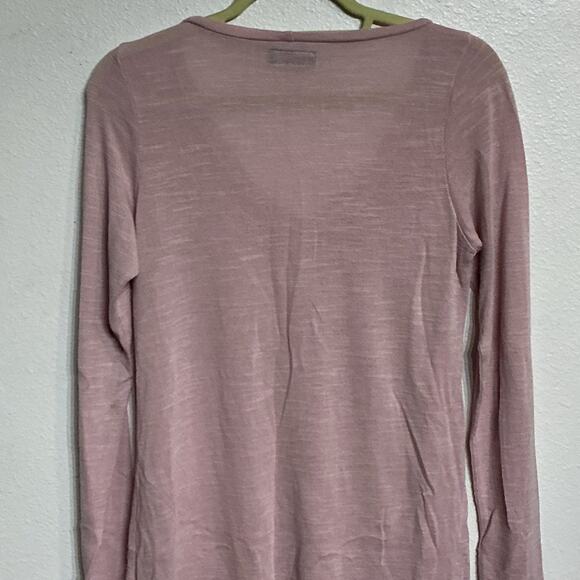 Lauren Moshi Pink V-Neck Top Sz M NWOT - Picture 7 of 11
